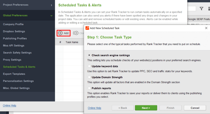add new task